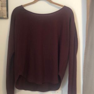 Burgundy old navy shirt